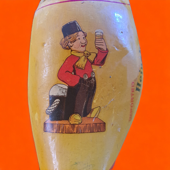 Heineken Holland Beer Wooden Clogs with Heineken Man - Picture 8 of 8